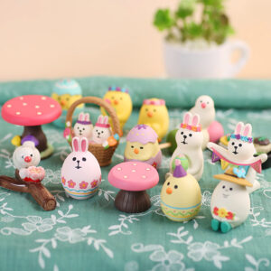 Easter has a wide variety of eggs, bunnies, chickens, resin home, gifts, car-mounted small ornaments and crafts