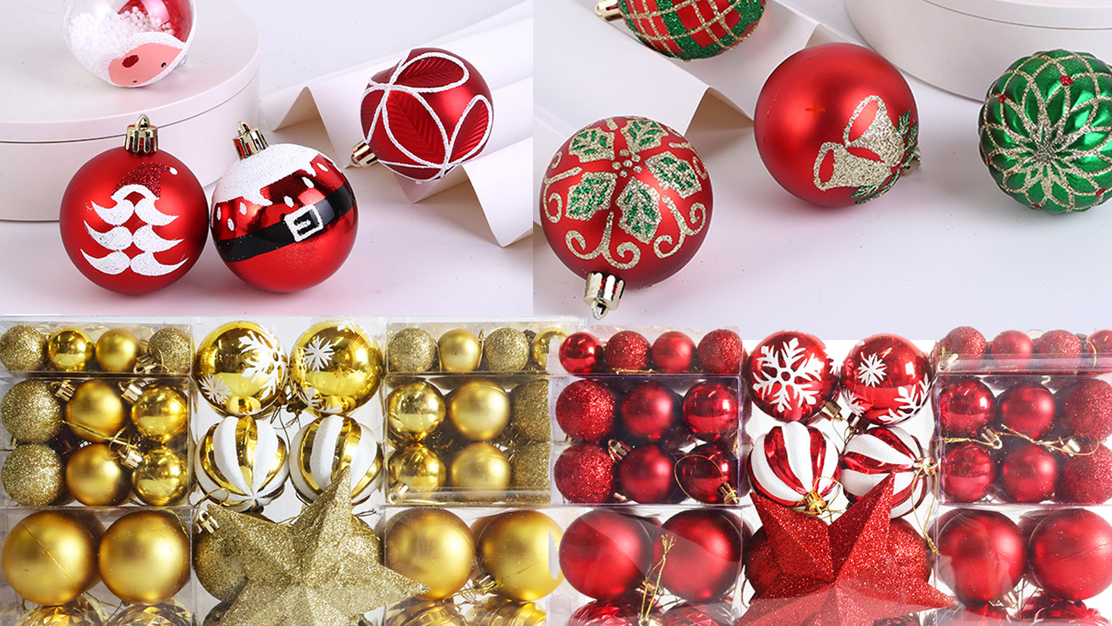 decorate christmas ornaments balls