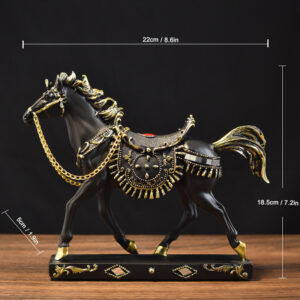 discount craft supplies and this black horse size 1.9*7.2*8.6 inch