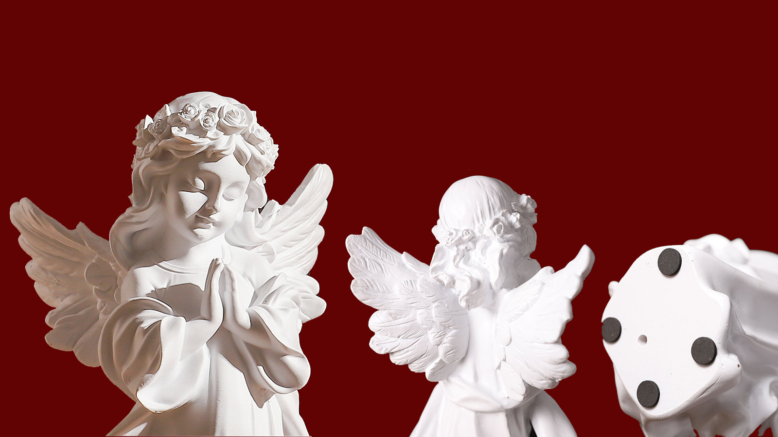 white girl angel detail,face,back,bottom